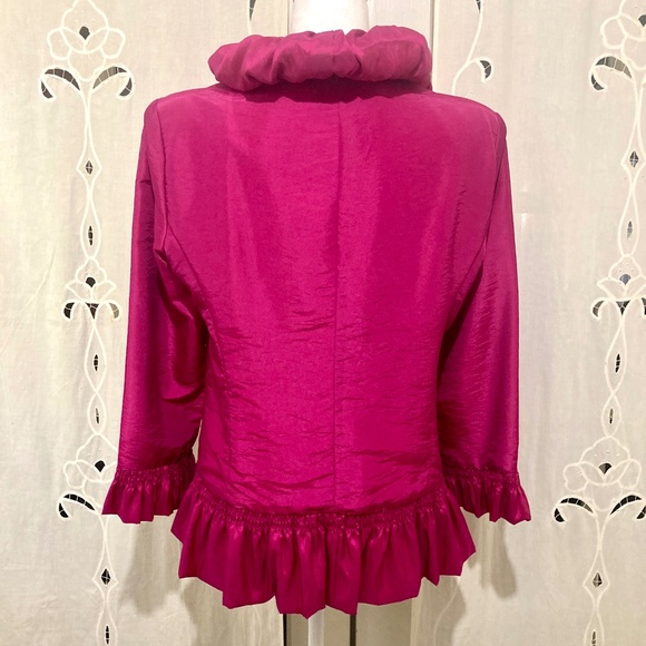 Regal, Rarities, Pink, Ruffled, Jacket, Size L - Picture 2 of 6